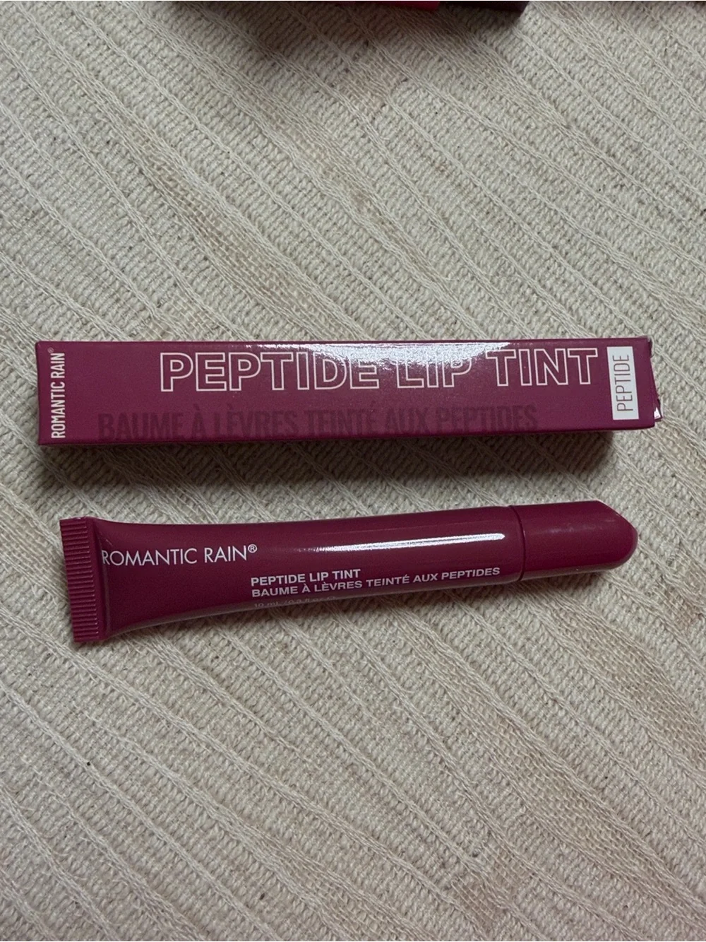 Romantic Rain Peptide Lip Tint - Plum Pink Shade 6 NIB